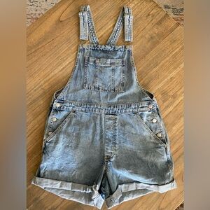 Universal Thread Blue Denim Shortalls
